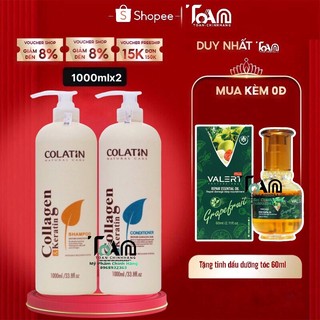 Dầu Gội Xả Colatin Tơ Tằm Chính Hãng Công Ty Xuân Thì 1000ml - Chính Hãng