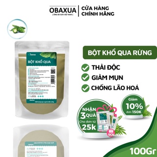 Bột khổ qua Obaxua nguyên chất 100% Organic - Giảm Mụn, Mát Da