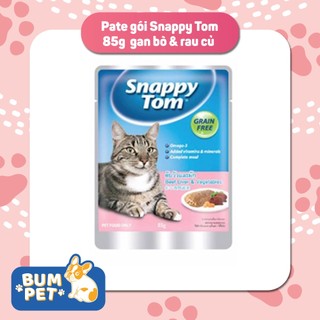 Pate SNAPPY TOM Dạng Gói 85Gr Cho Mèo