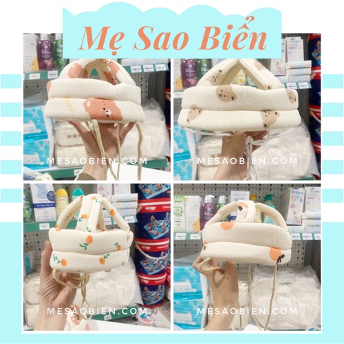 Nón mũ bảo vệ đầu cho bé tập bò, tập đi