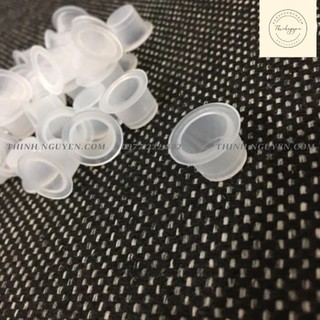 100 chiếc Hũ silicon đựng mực phun xăm