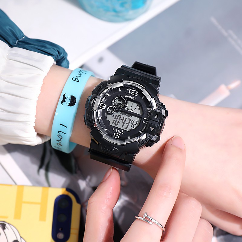 Đồng hồ SPORT nam nữ dây cao su kiểu dáng sang trọng cho tuổi teen cá tính DH20