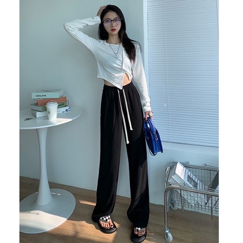 Quần Culottes ống suông rộng