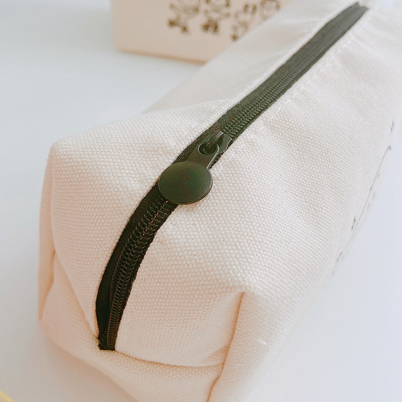 Túi Đựng Bút Chì Sức Chứa Lớn Họa Tiết Hoạt Hình Dễ Thương