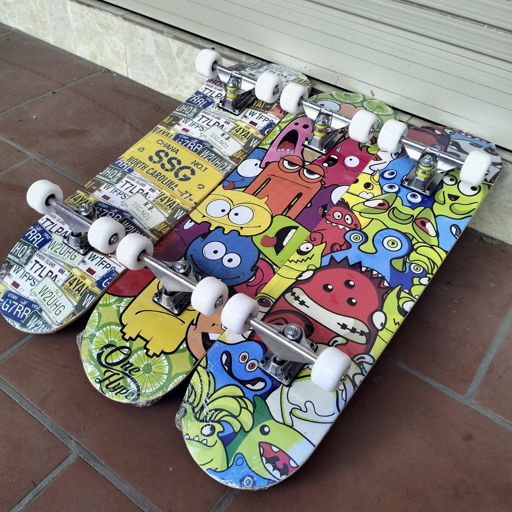 Ván trượt người lớn, Ván trượt Skateboard thể thao siêu hạng kích thước 80x20x10 cm