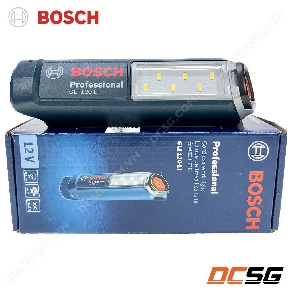 Đèn led chiếu sáng dùng pin 12V Bosch GLI120-LI 06014A10L0 | DCSG