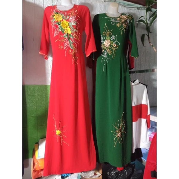 combo set áo dài khách chọn trên live