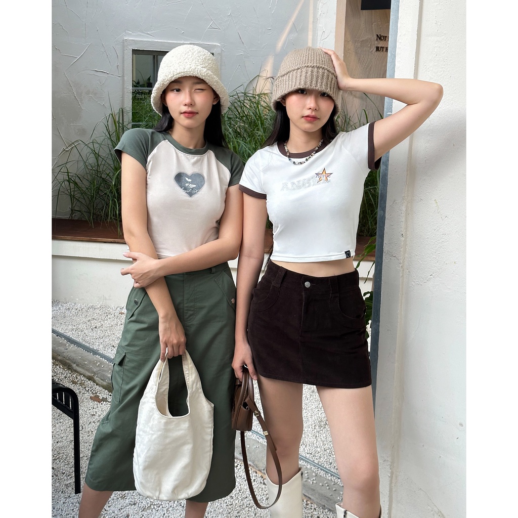 Chân Váy Ngắn PRADIES Corduroy Mini Skirt