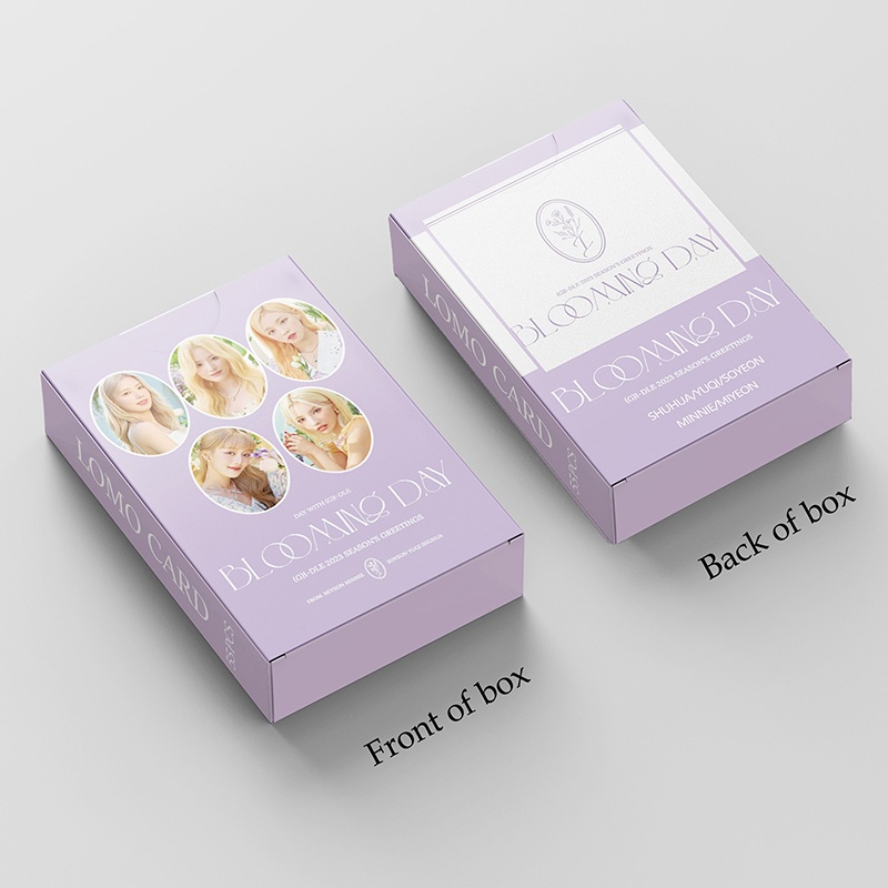 Hộp 55 Tấm Thẻ Hình LOMO  I-DLE Photocards 2023