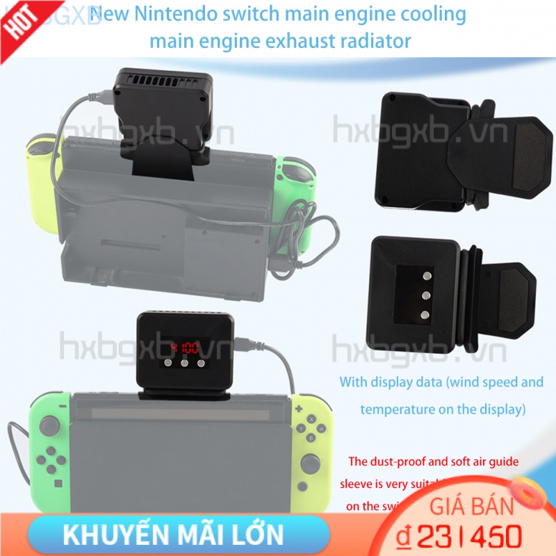 Quạt Tản Nhiệt Có Đèn Led Cho Nintendo Switch