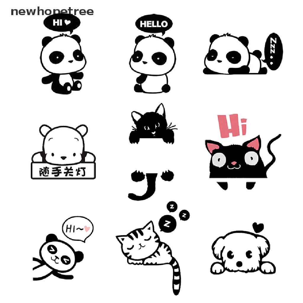 Sticker Dán Công Tắc Trang Trí Phòng Ngủ Cho Bé Hình Động Vật DIY