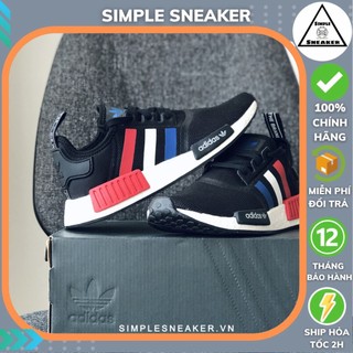 Giày Sneaker Adidas NMD R1 Auth 🔴FREESHIP🔴Adidas NMD R1 Tricolor Core Black Chính Hãng [F9973] - Simple Sneaker