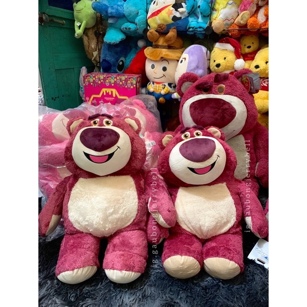 MINISO - Gấu bông thơm dâu tây Lotso Bear ToyStory 3 - Disney chính hãng MINISO