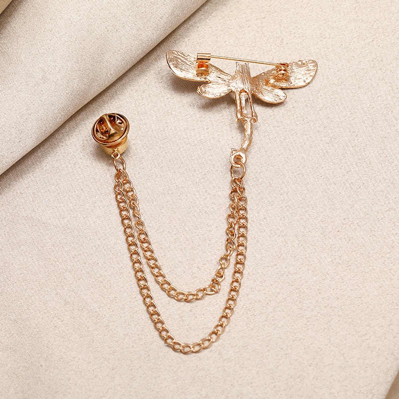 Ghim Cài Áo Hình Chuồn Chuồn Đính Đá Thời Trang Cho Nữ