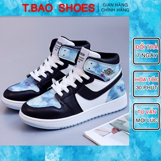 Giày Nữ Air Jordan Cổ Cao Dạ Quang, Giày Xám, Hồng, Xanh Hot Hit 2022