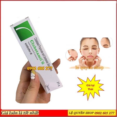 combo 10 Tuýp kem mờ nám, tàn nhang, mụn Clobetamil 25gr