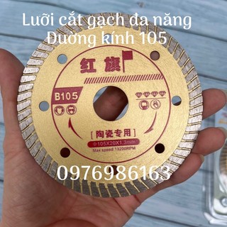 Lưỡi cắt gạch men hàng tốt, lưỡi cắt gạch đa năng cao cấp đường kính 105, 125