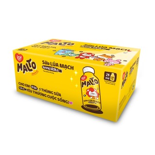Sữa Lúa Mạch Hương SôCôLa Chai 240ml x 24 Chai taphoatoanngocc