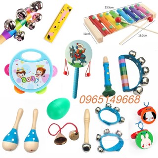 Đồ Chơi Cảm Thụ Âm Nhạc Cho Bé Từ Sơ Sinh (Bộ 16 Chi Tiết)
