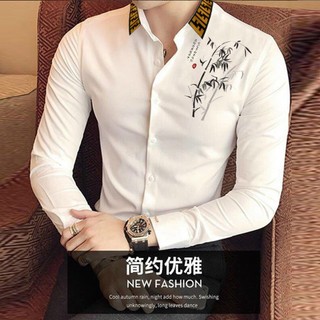 Áo sơ mi nam họa tiết ngôi sao cao cấp | sơ mi nam giá rẻ sm28