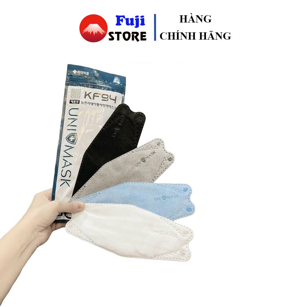 Set 40 Chiếc Khẩu trang 4 Lớp KF94 UNI MASK, Chống Bụi Mịn Và Kháng Khuẩn Hàng Cao Cấp.