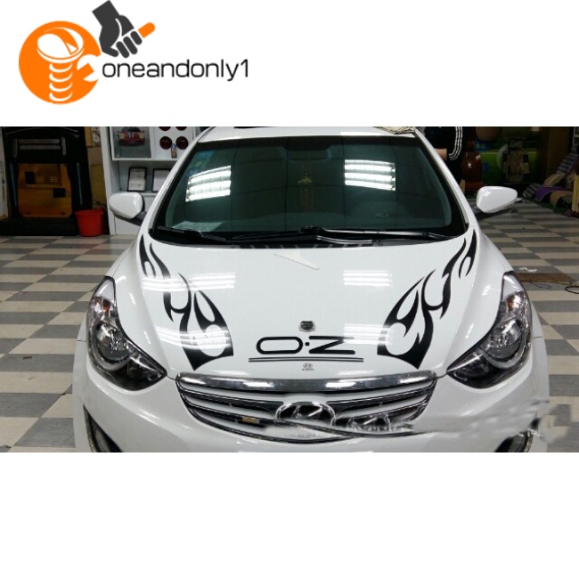 Miếng Dán Vinyl Toàn Thân Xe Hơi Họa Tiết Ngọn Lửa 3D