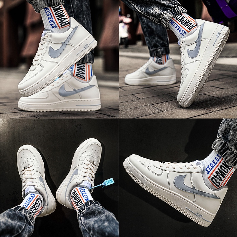 Giày Thể Thao Air Force 1 Màu Trắng Đen Size 35-44 Chất Lượng Cao Cho Nam Và Nữ