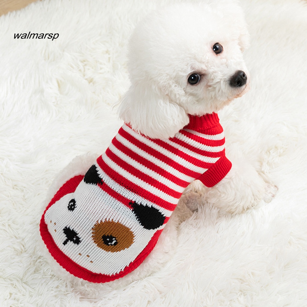 Áo Sweater Dệt Kim Mềm Mại Thoải Mái In Họa Tiết Hoạt Hình Cho Thú Cưng