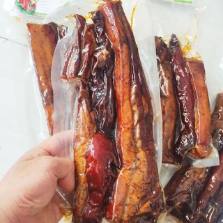 Thịt ba chỉ lợn đen gác bếp đặc sản tây bắc túi 500 gram hút chân không