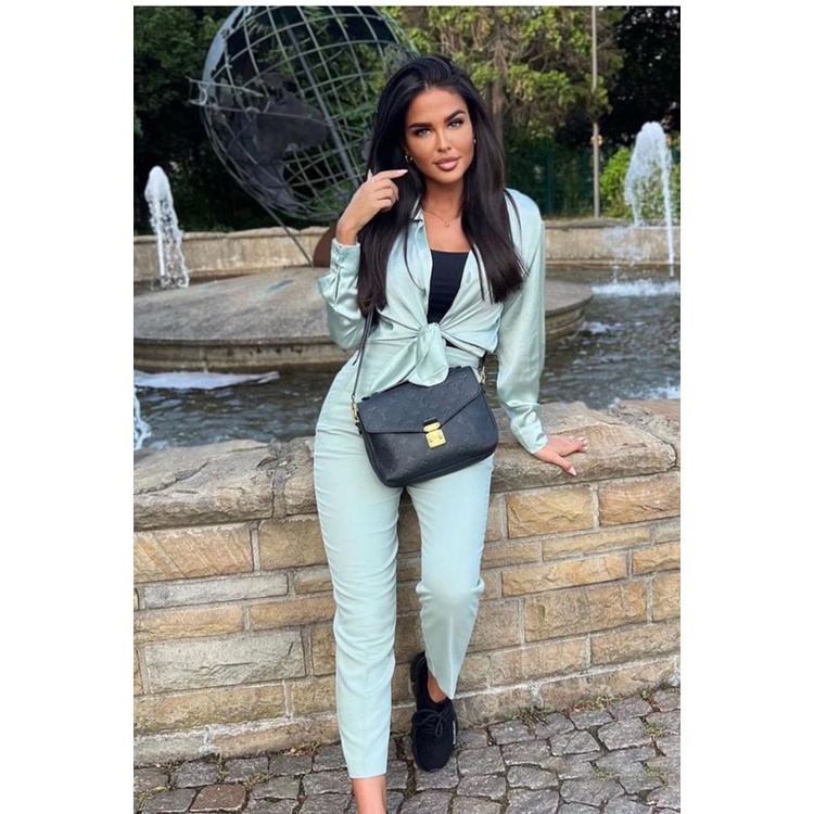 ZARA Áo Sơ Mi Lụa satin Kết Cấu Mới Mùa Hè TRAF ZARA7969046 8741024