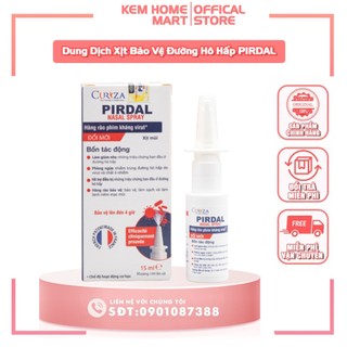 Dung dịch xịt mũi - dung dịch xịt bảo vệ đường hô hấp pirdal phòng ngừa nhiễm trùng đường hô hấp