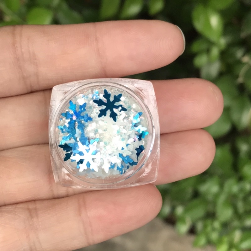 Sequin kim tuyến bông tuyết Noel giáng sinh