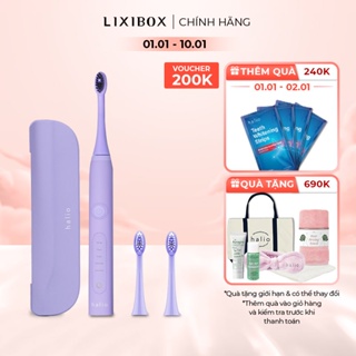 Mã COSLXBT11 giảm 10% đơn 600K Combo Bàn chải đánh răng điện Halio