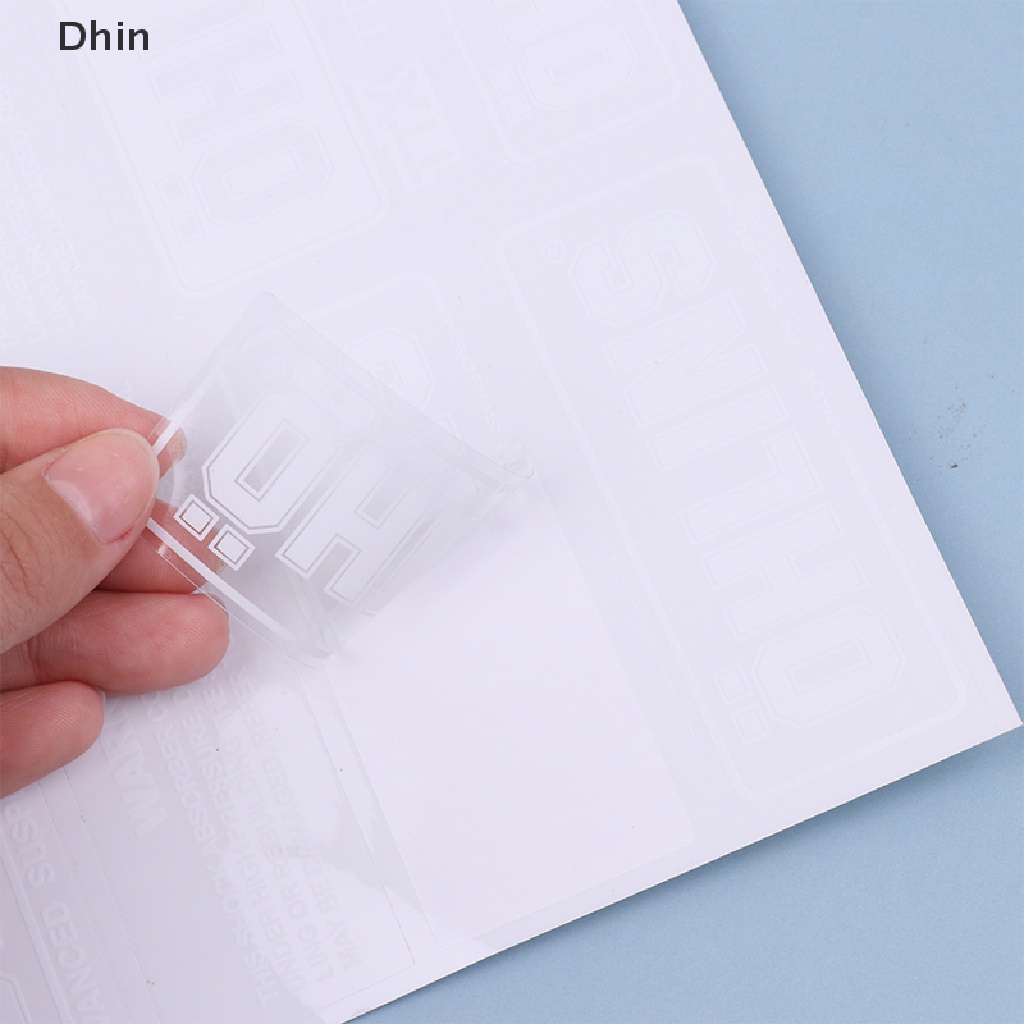 Cặp Nhãn Dán Trong Suốt Hình OHLINS Dùng Trang Trí Chai Dầu Và Chân Nĩa