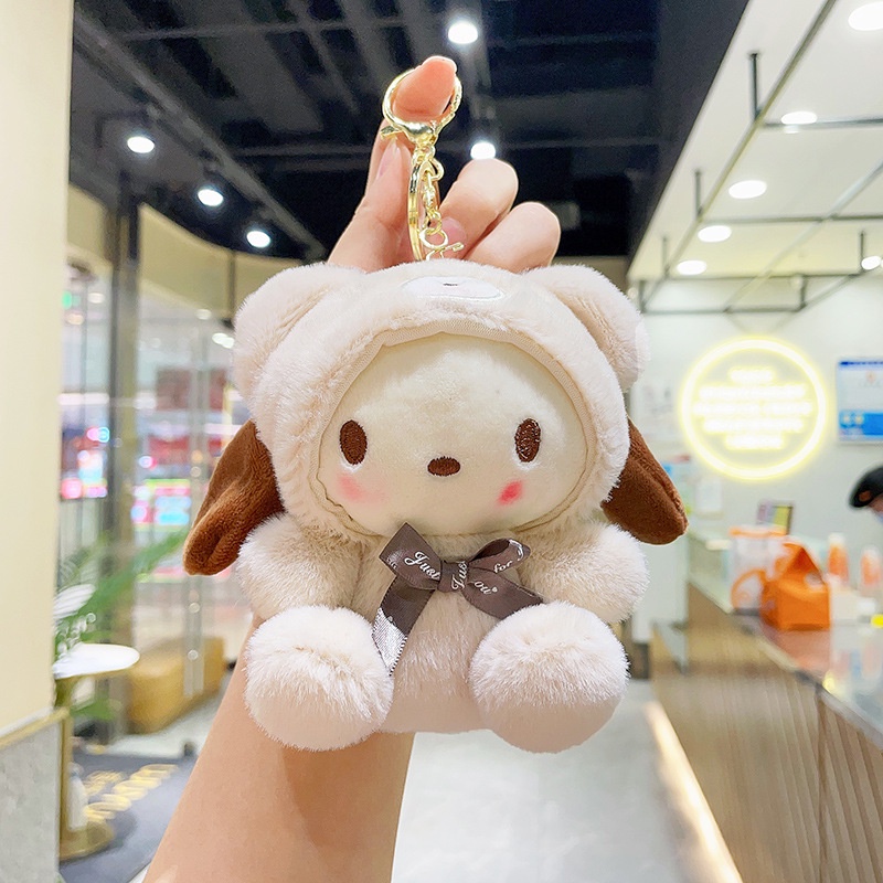 SANRIO Móc Khóa Hình Thỏ Nhồi Bông Đáng Yêu Cho Bé