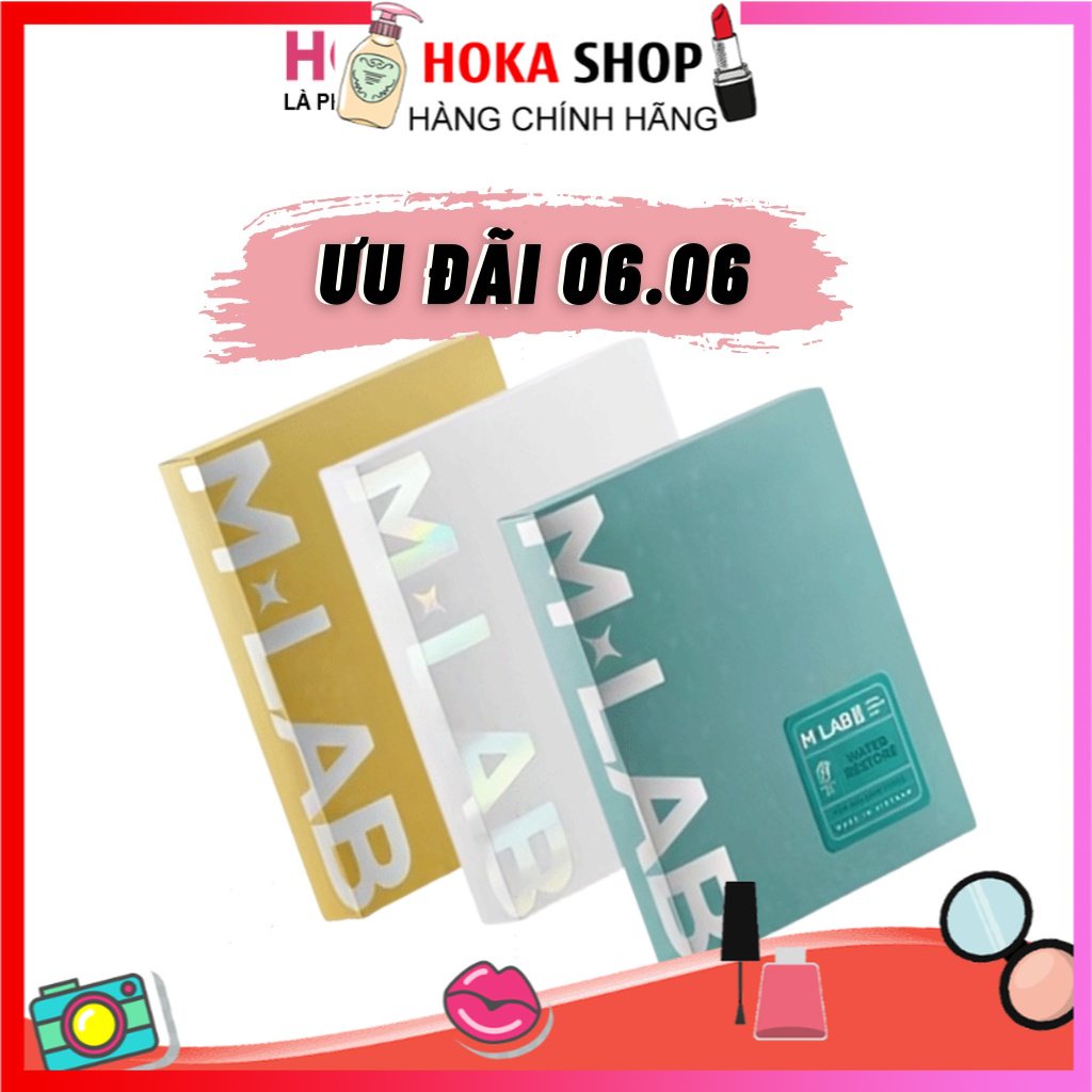 Combo 5 Mặt nạ Dưỡng Trắng Kiềm Dầu, Ngăn Ngừa Lão Hóa, Đều Màu Da MLAB Derma Bamboo Glow Boost SG