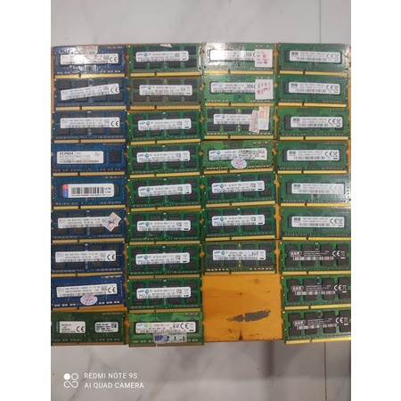 Ram dd3 máy laptop 4gb hàng tháo máy, chân vàng, đẹp