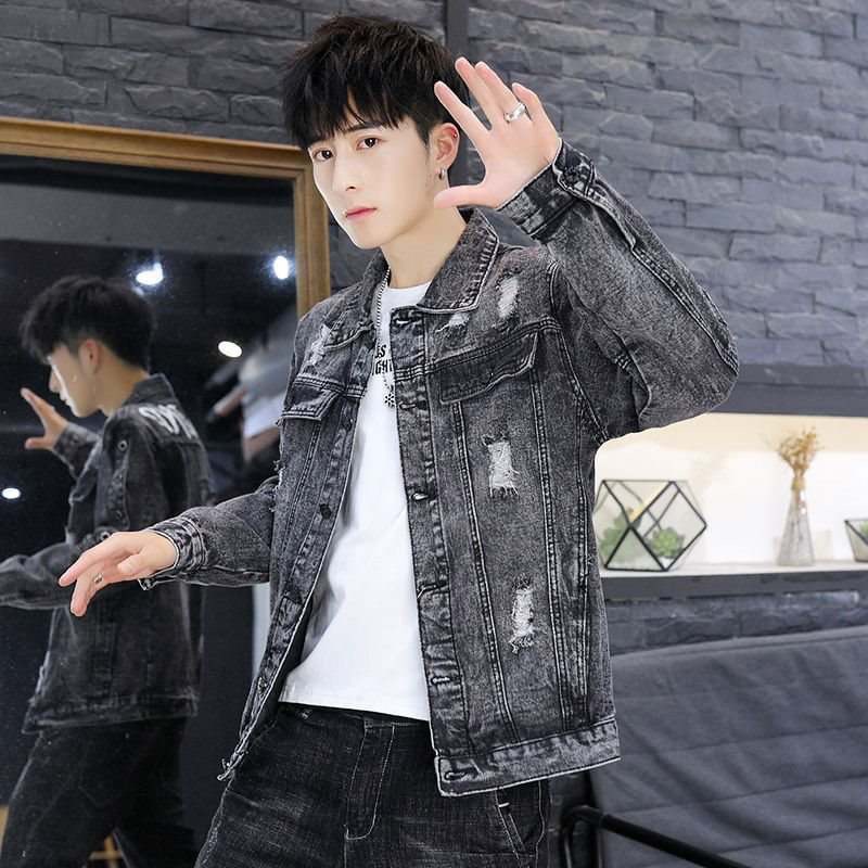 Áo khoác jean nam in logo cao cấp, chất liệu denim thoáng mát, hàng chuẩn shop StoreBEN Shop0807 C16