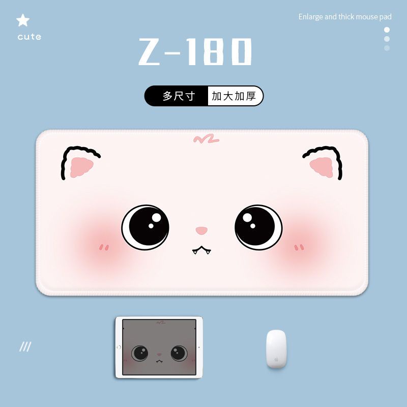 Tấm Lót Chuột Và Bàn Phím Máy Tính Cỡ Lớn Chống Trượt In Hoạt Hình Dễ Thương Cho Học Sinh / Văn Phòng