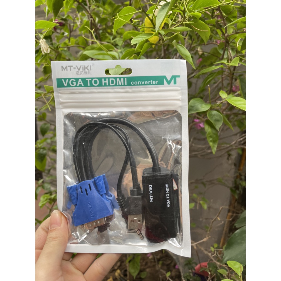 Cáp chuyển VGA sang HDMI new 100%