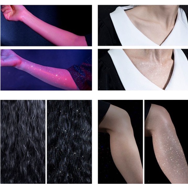 Xịt body kim tuyến BERS GLITTING SPRAY tạo hương thơm và ánh nhũ