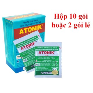 Phân bón lá kích thích tăng trưởng cây trồng ATONIK 1.8 SL hộp 10 gói, 2 gói 10ml