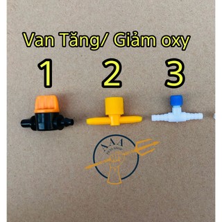 Van oxy cho cá, đầu nối dây oxy, van tăng giảm oxy