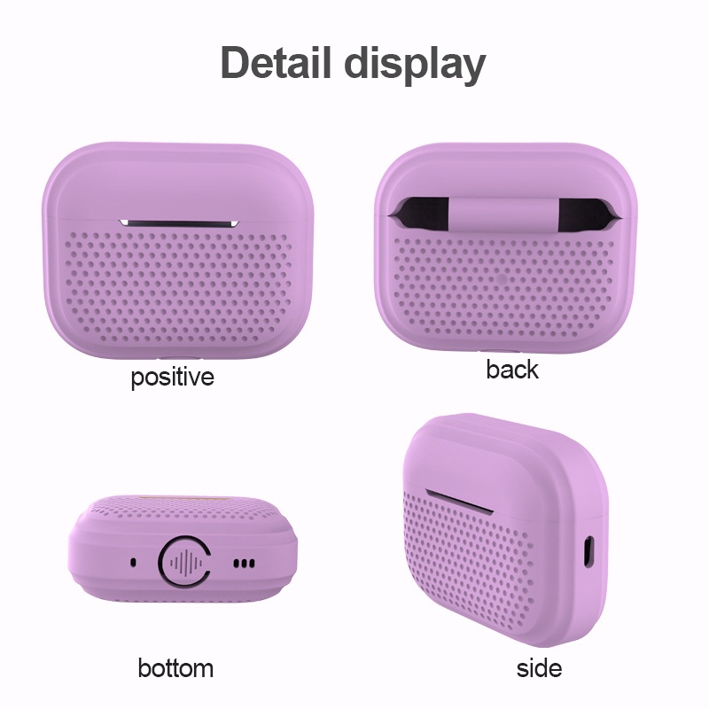 Ốp Hộp Đựng Tai Nghe Nhét Tai Silicon Có Dây Đeo Cho Airpods Pro 2 2nd Pro2