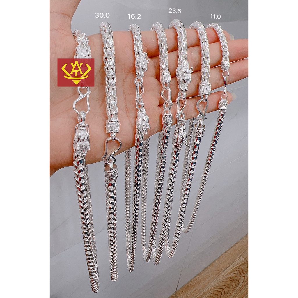 DÂY BẠC NAM SÀ TÍCH ĐẦU RỒNG