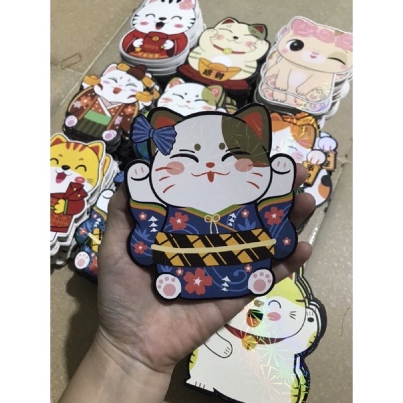 Lì xì hoạt hình 3D phản quang về tiếp Sỉ lẻ ib em