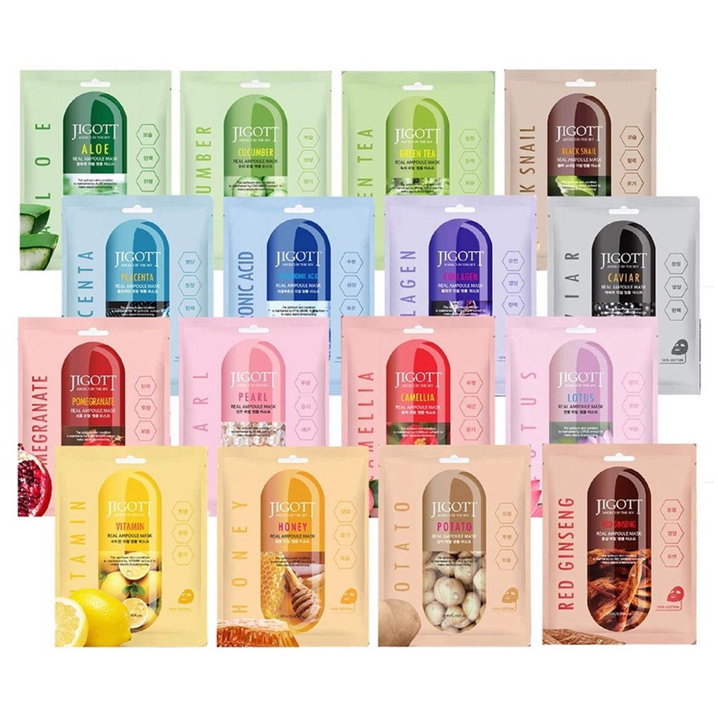 Jigott real ampoule mask 10ea