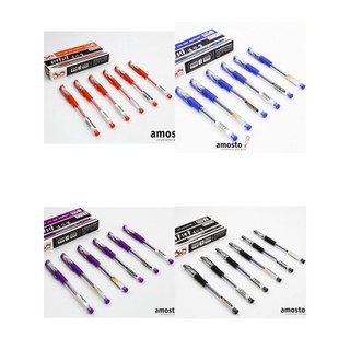 Bút Mini Gel 0.5mm Viết Bài Bao Êm Rẻ Bền Đen Đỏ Xanh
