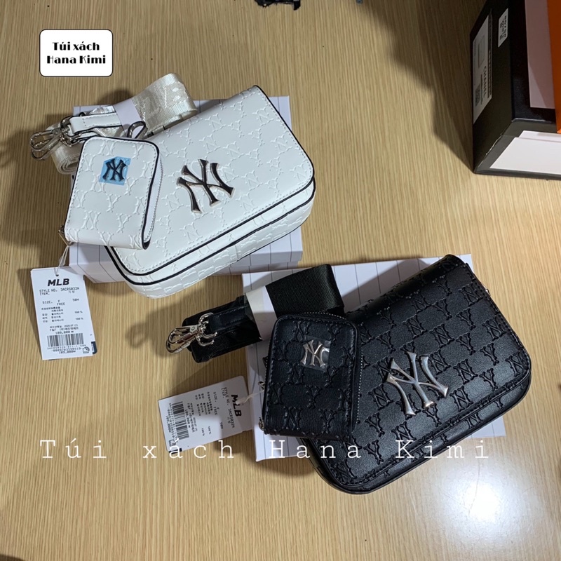 Túi đeo chéo MLB dáng hộp chữ nhật