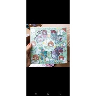 Set 100 sticker hình dán. có set lẽ 20 tờ